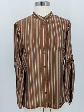 BCBG Max Azria Silk Top Blouse